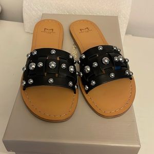 New Marc Fisher stud black slide.